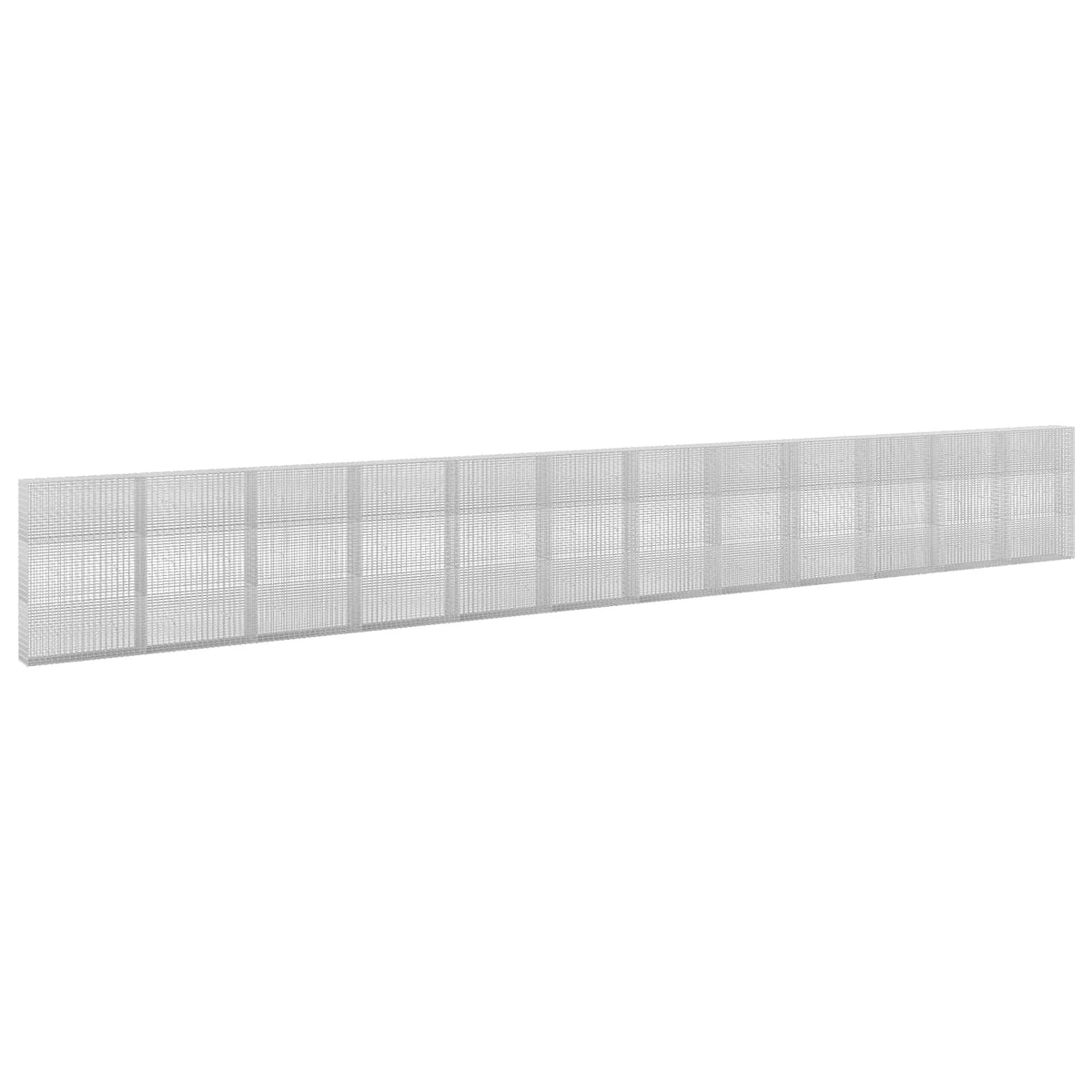 Gabionas su 3,5 mm viela ir 5x2,5 cm tinkleliu 1200x30x150 cm