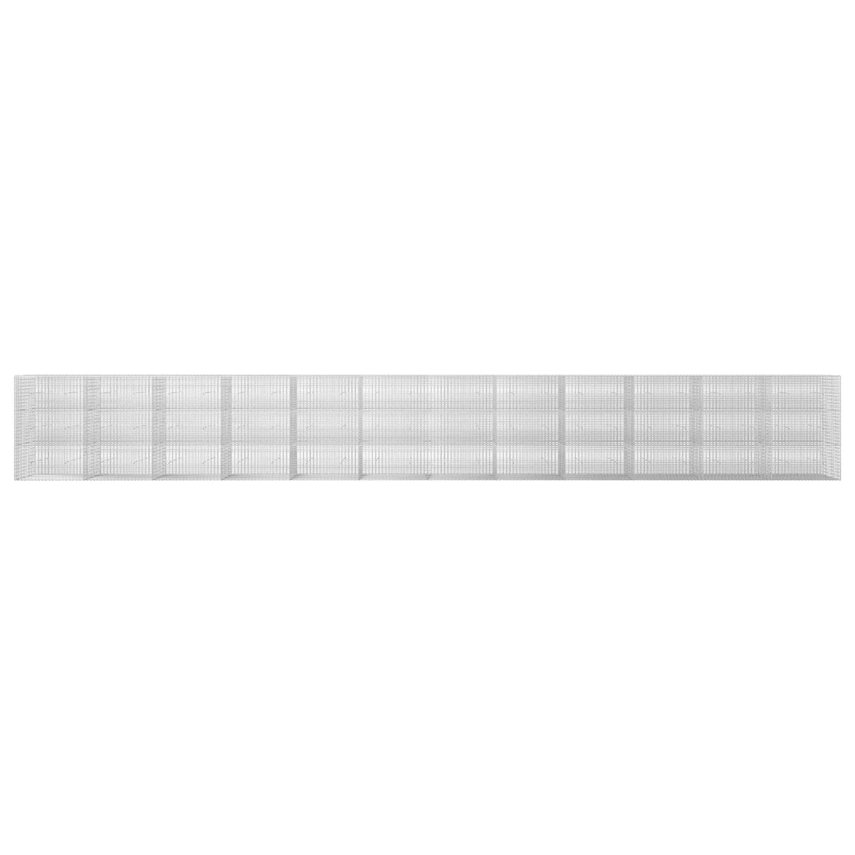 Gabionas su 3,5 mm viela ir 5x2,5 cm tinkleliu 1200x30x150 cm