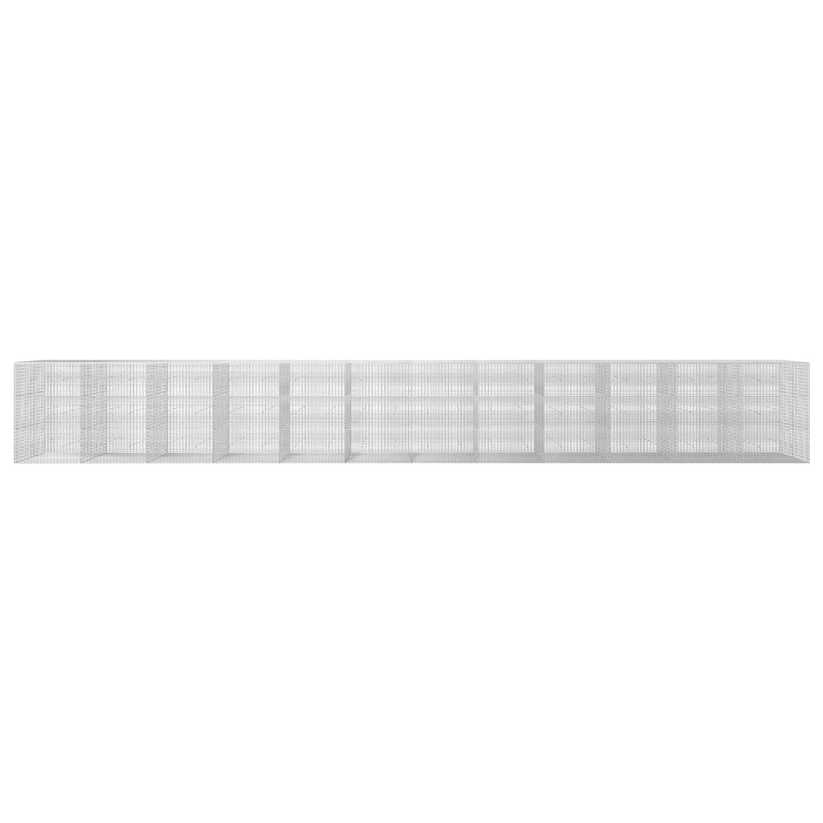 Gabionas su 3,5 mm viela ir 5x2,5 cm tinkleliu 1200x50x150 cm