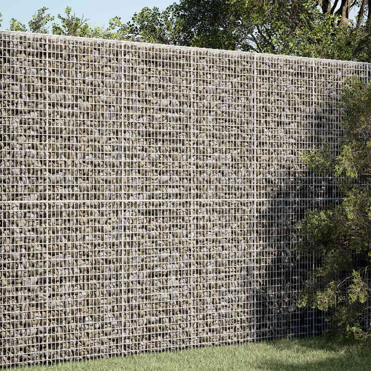 Gabionas su 3,5 mm viela ir 5x2,5 cm tinkleliu 100x50x200 cm