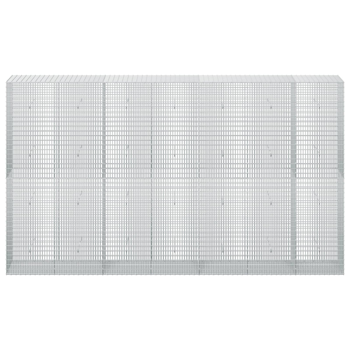 Gabionas su 3,5 mm viela ir 5x2,5 cm tinkleliu 350x50x200 cm