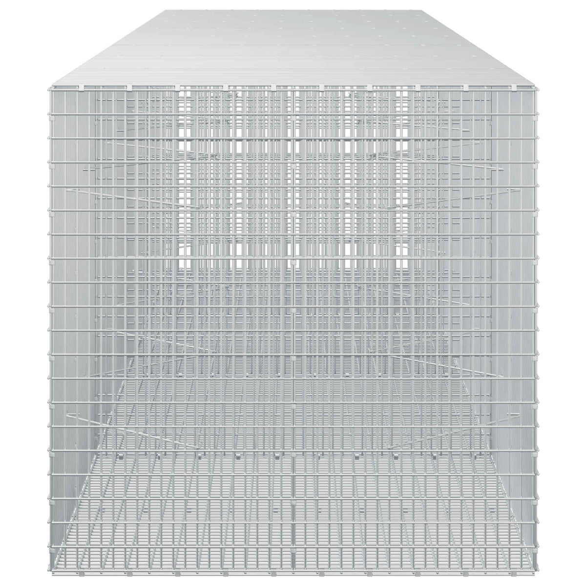 Gabionas su 3,5 mm viela ir 5x2,5 cm tinkleliu 400x100x100 cm