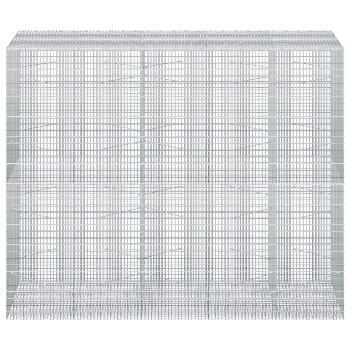 Gabionas su 3,5 mm viela ir 5x2,5 cm tinkleliu 250x100x200 cm