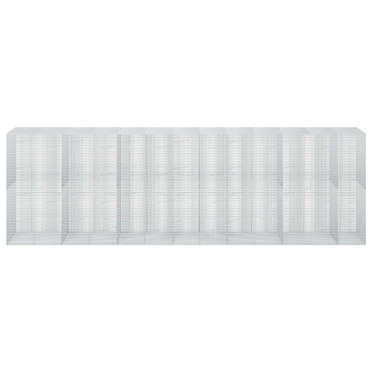 Gabionas su 3,5 mm viela ir 5x2,5 cm tinkleliu 650x100x200 cm