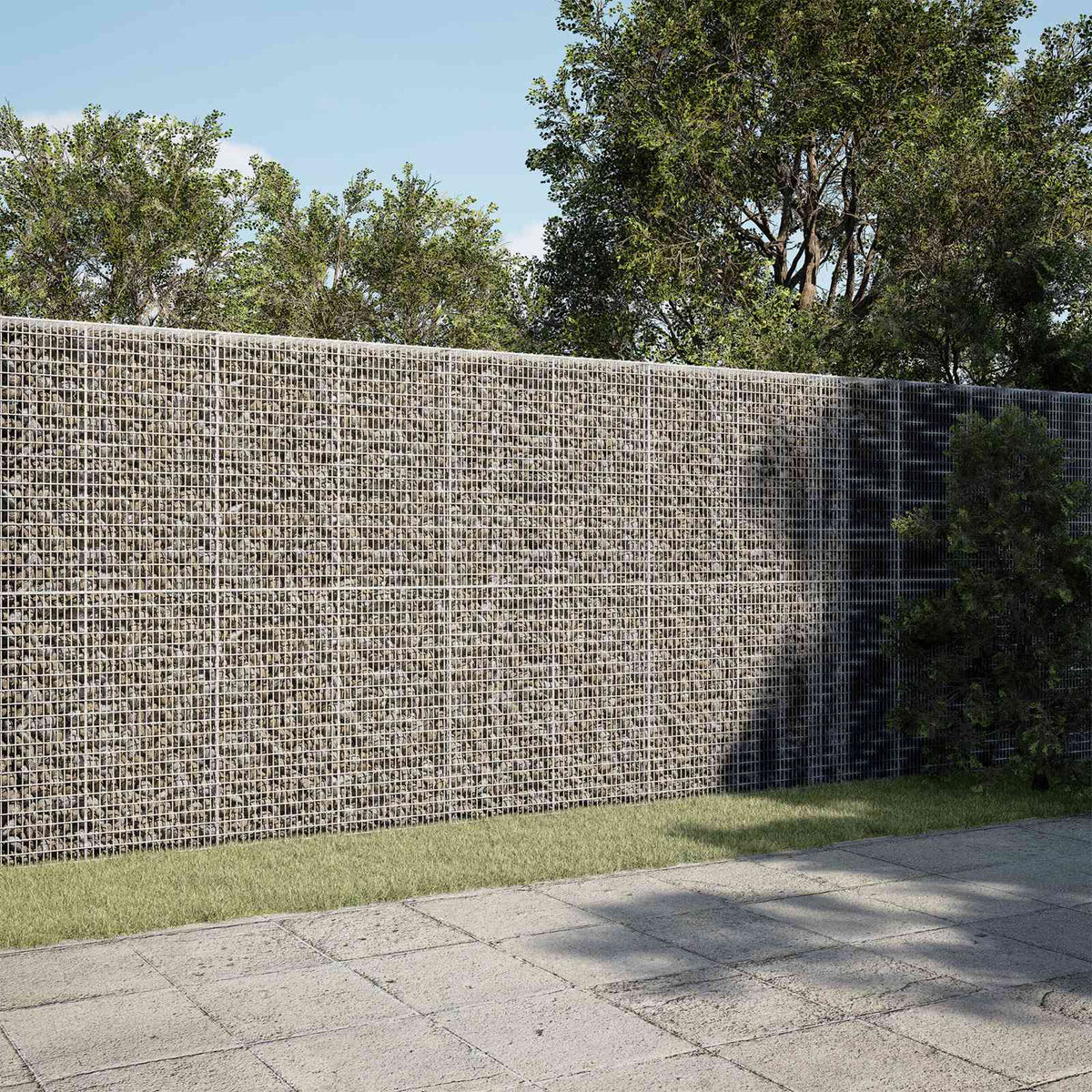 Gabionas su 3,5 mm viela ir 5x2,5 cm tinkleliu 1200x100x200 cm