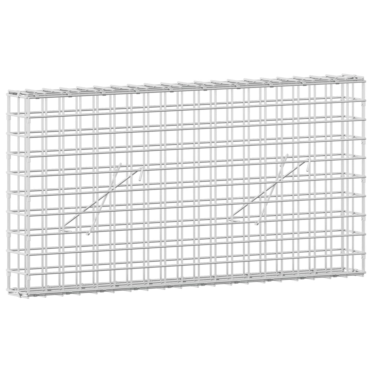 Gabionas su 3,5 mm laidu ir 5x5 cm tinkleliu 100x10x50 cm