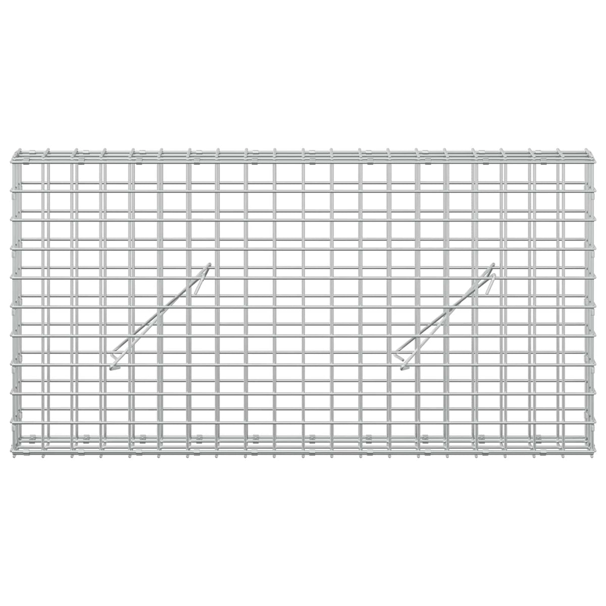 Gabionas su 3,5 mm laidu ir 5x5 cm tinkleliu 100x10x50 cm