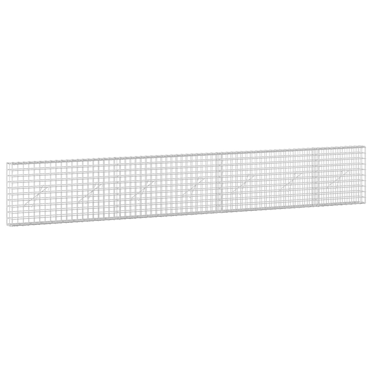 Gabionas su 3,5 mm laidu ir 5x5 cm tinkleliu 350x10x50 cm