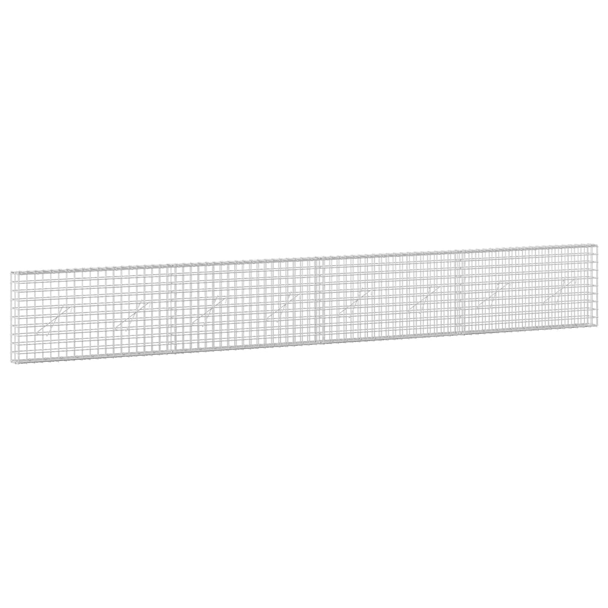 Gabionas su 3,5 mm laidu ir 5x5 cm tinkleliu 400x10x50 cm