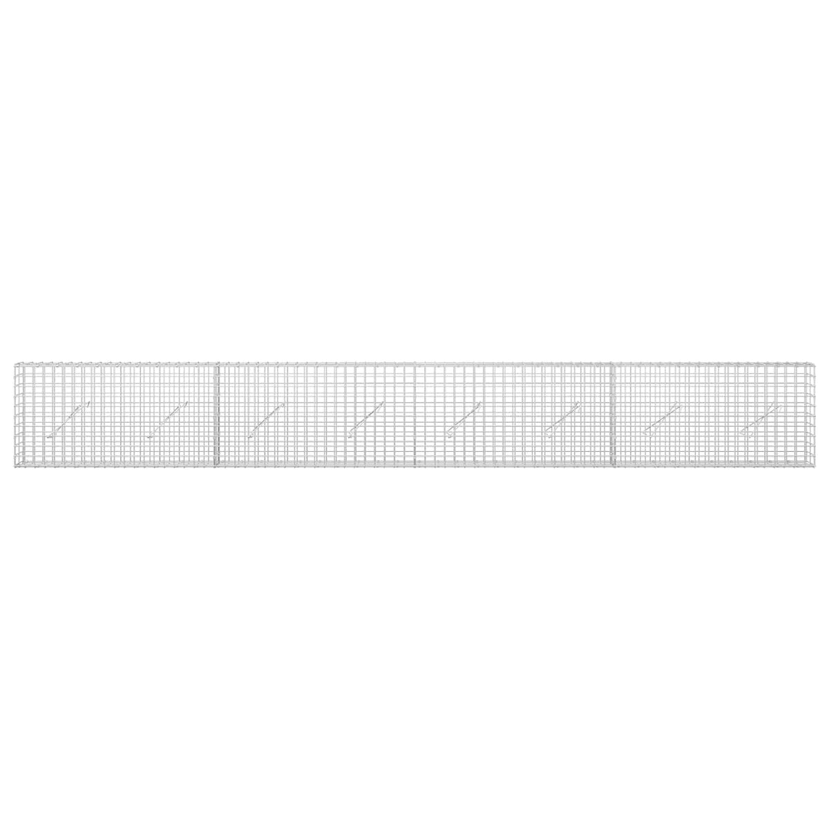 Gabionas su 3,5 mm laidu ir 5x5 cm tinkleliu 400x10x50 cm