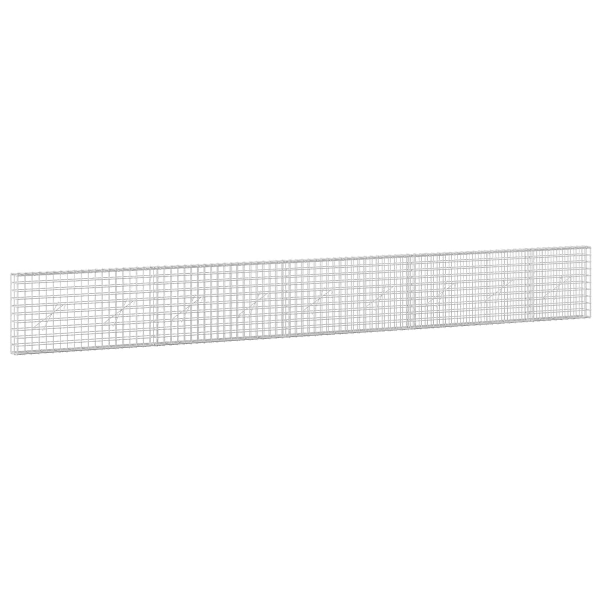 Gabionas su 3,5 mm laidu ir 5x5 cm tinkleliu 450x10x50 cm