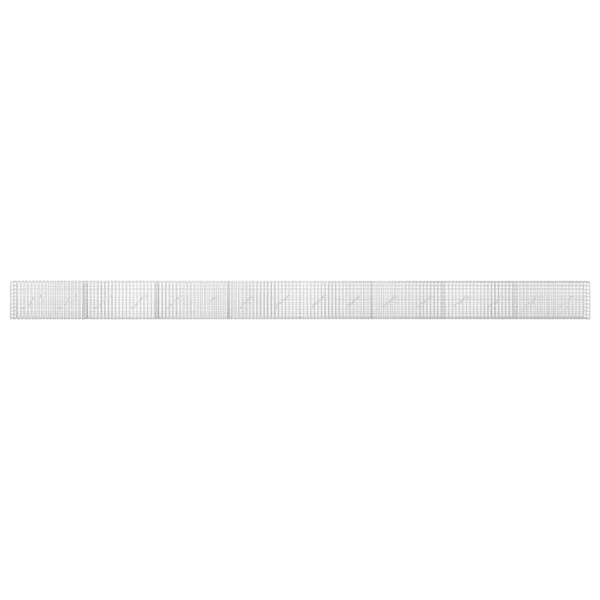 Gabionas su 3,5 mm laidu ir 5x5 cm tinkleliu 800x10x50 cm