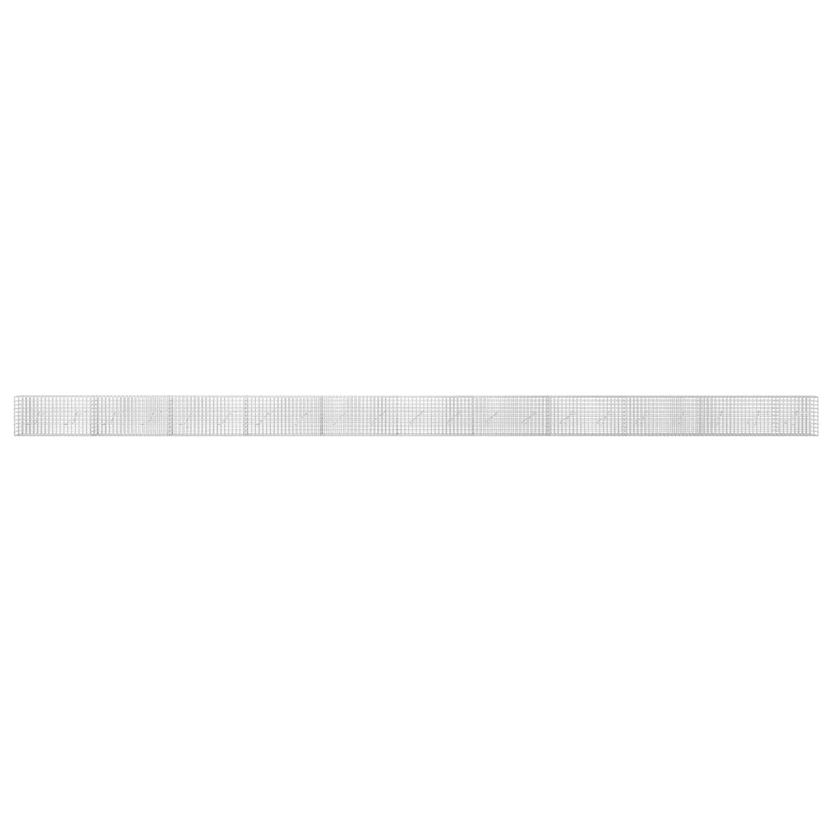 Gabionas su 3,5 mm laidu ir 5x5 cm tinkleliu 1050x10x50 cm