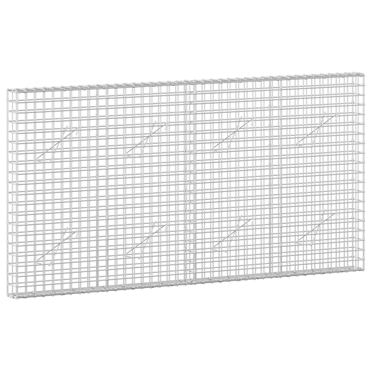 Gabionas su 3,5 mm laidu ir 5x5 cm tinkleliu 200x10x100 cm