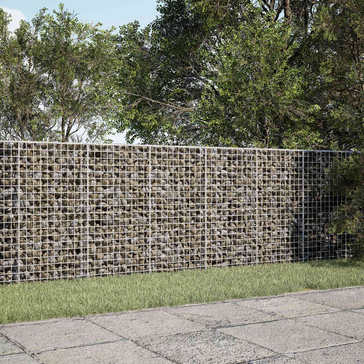 Gabionas su 3,5 mm laidu ir 5x5 cm tinkleliu 300x10x100 cm