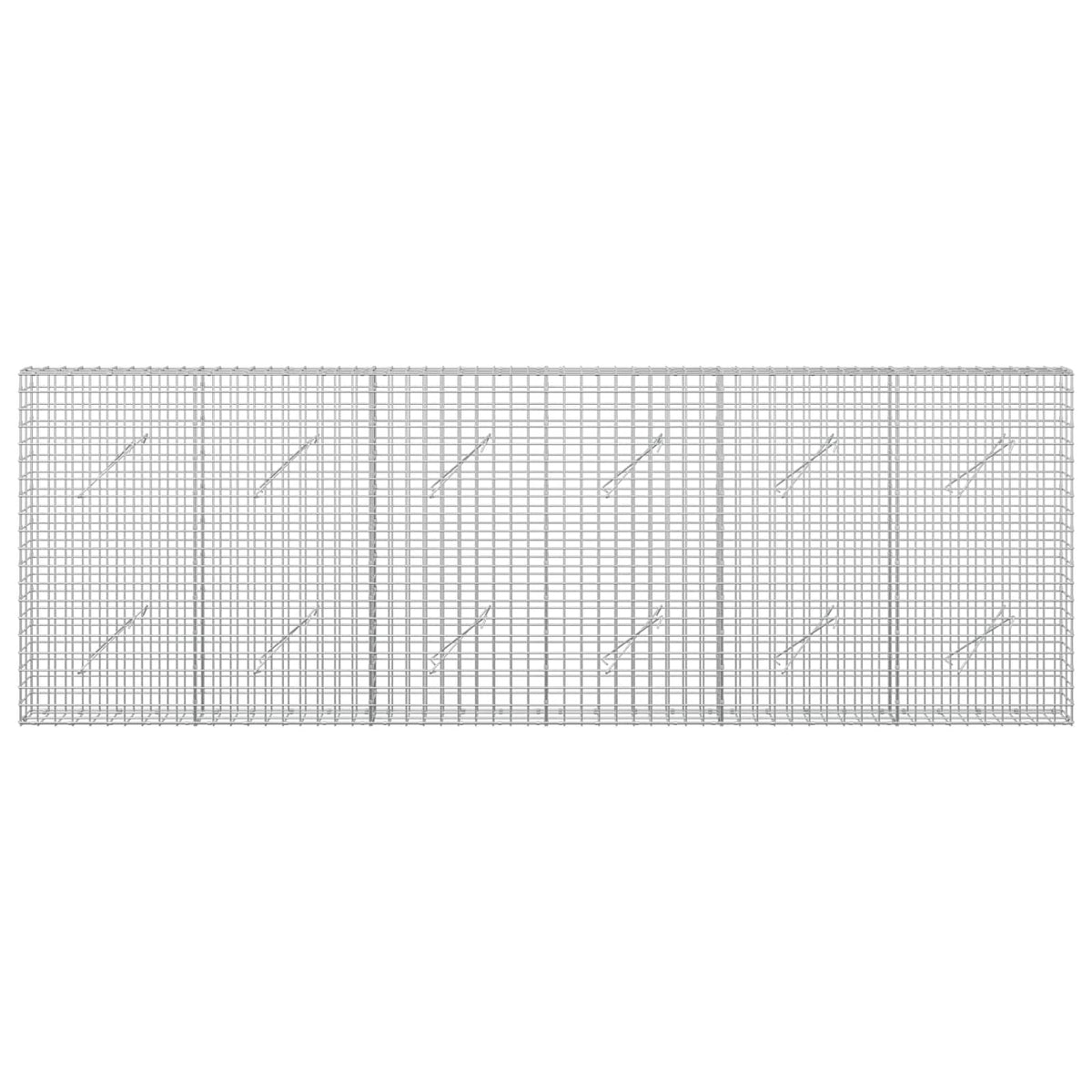 Gabionas su 3,5 mm laidu ir 5x5 cm tinkleliu 300x10x100 cm