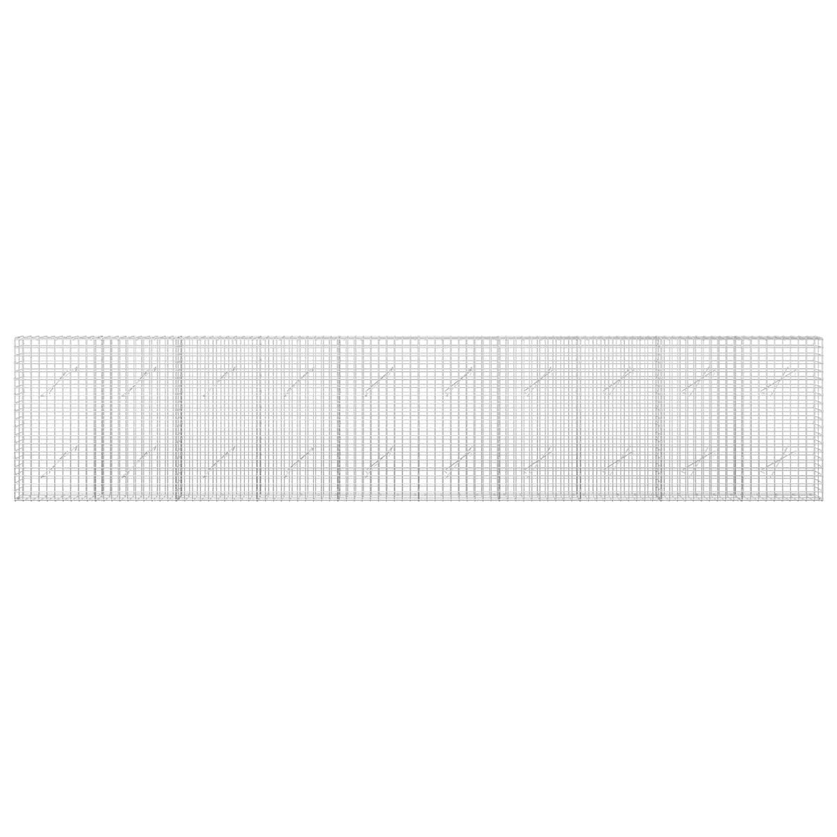 Gabionas su 3,5 mm laidu ir 5x5 cm tinkleliu 500x10x100 cm