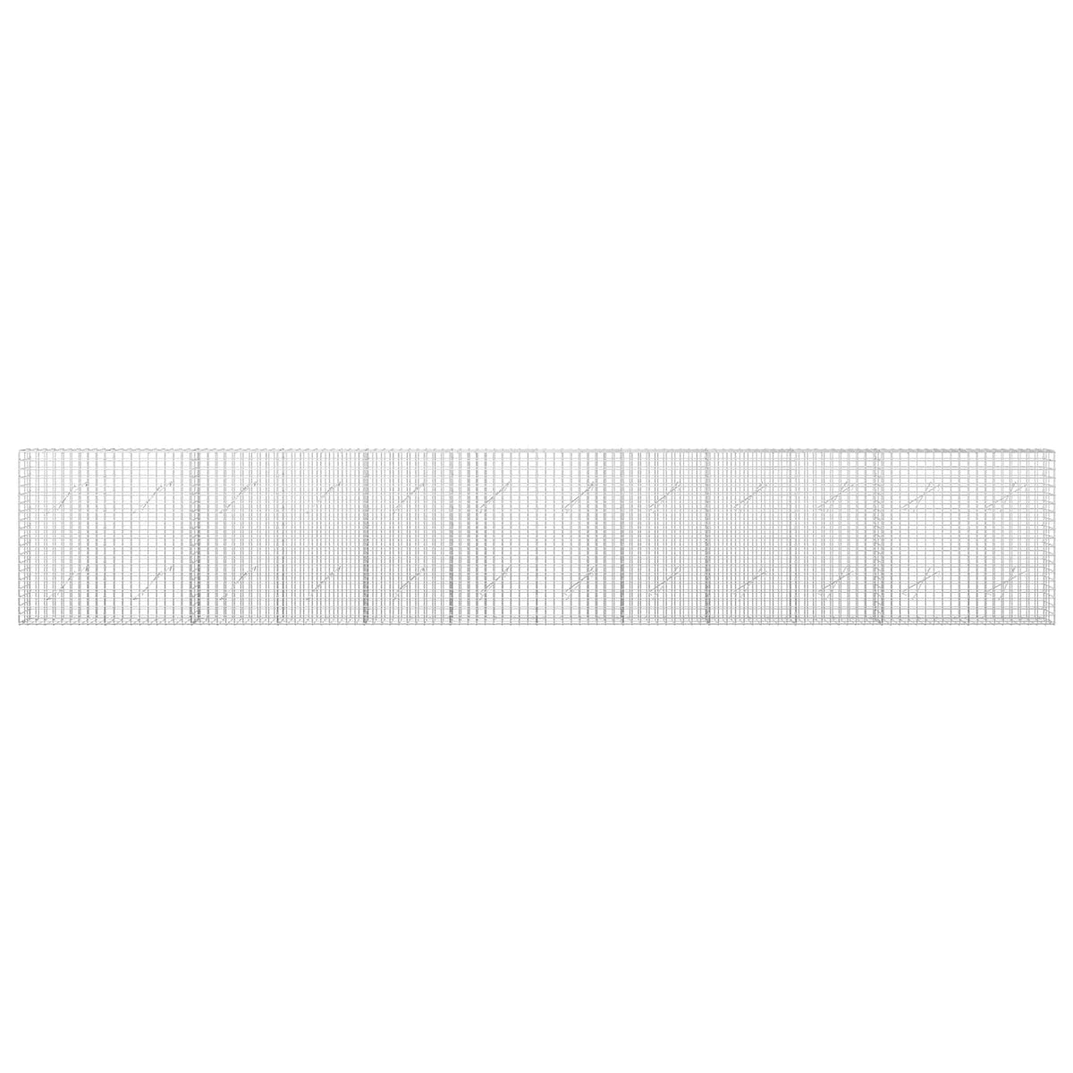 Gabionas su 3,5 mm laidu ir 5x5 cm tinkleliu 600x10x100 cm