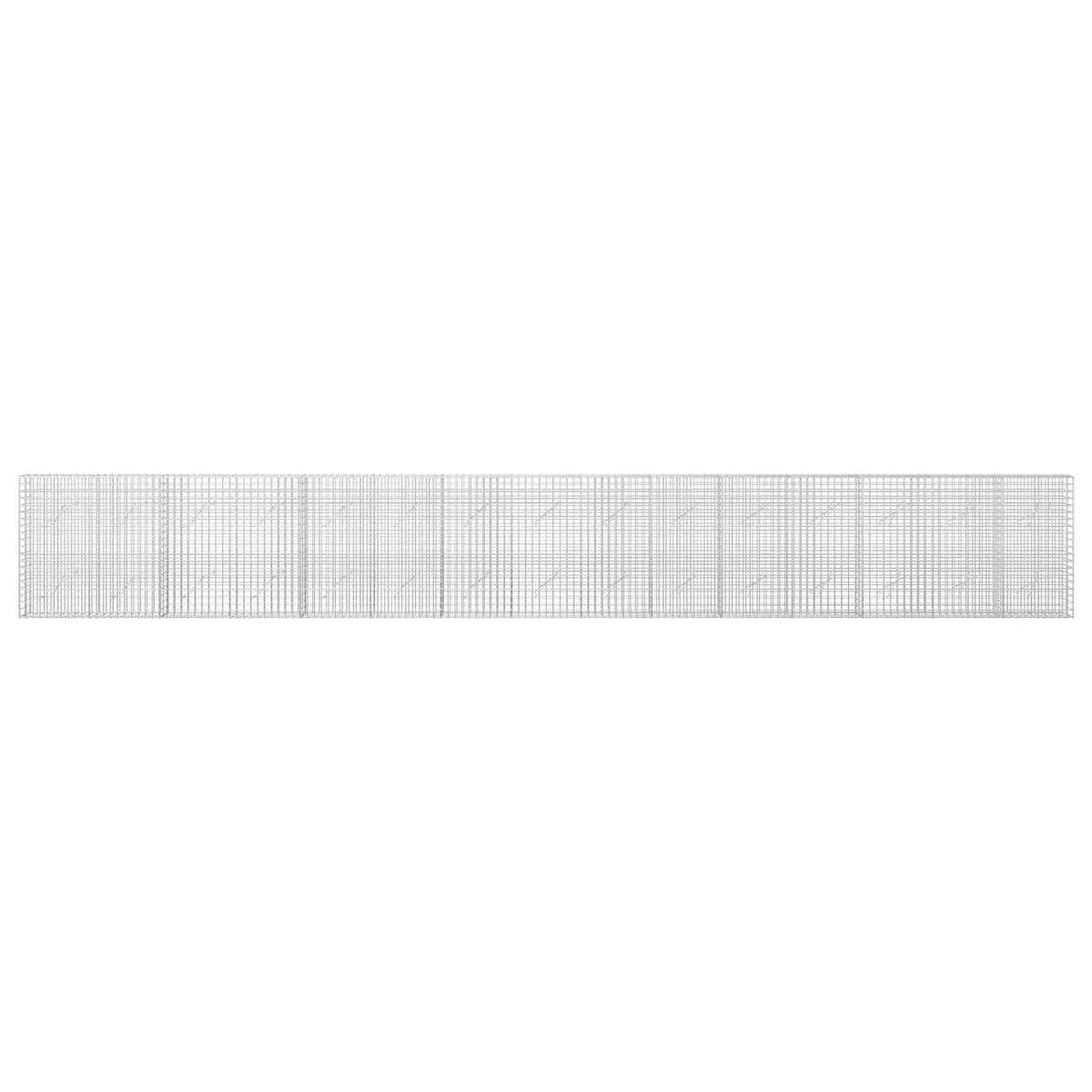 Gabionas su 3,5 mm laidu ir 5x5 cm tinkleliu 750x10x100 cm