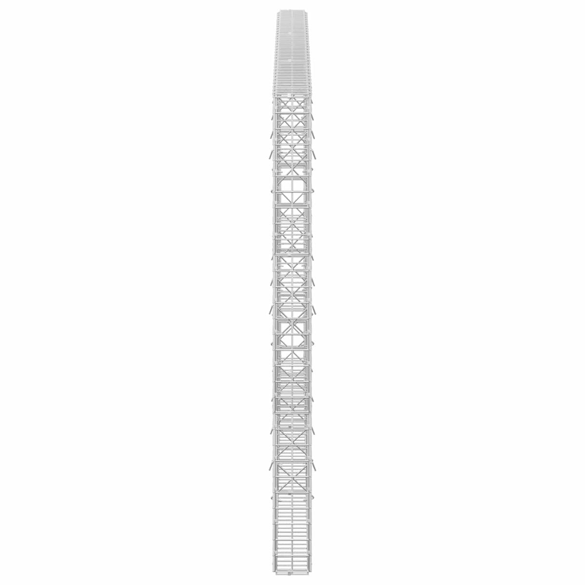 Gabionas su 3,5 mm laidu ir 5x5 cm tinkleliu 300x10x150 cm
