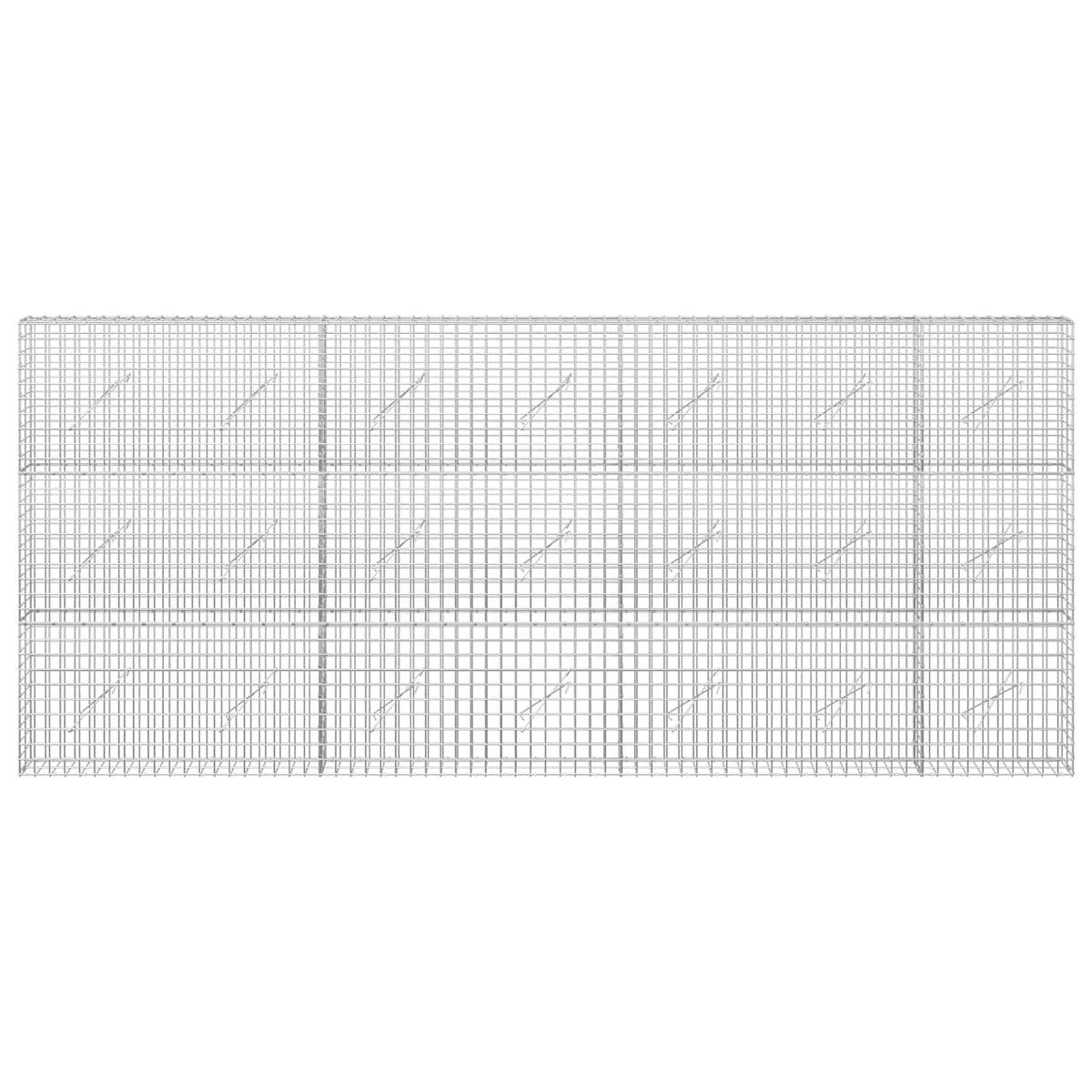 Gabionas su 3,5 mm laidu ir 5x5 cm tinkleliu 350x10x150 cm