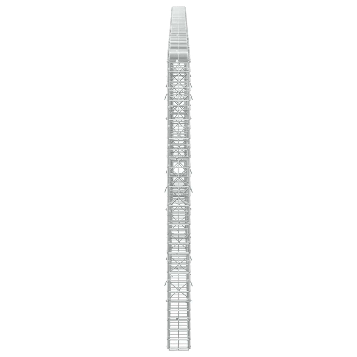 Gabionas su 3,5 mm laidu ir 5x5 cm tinkleliu 450x10x150 cm