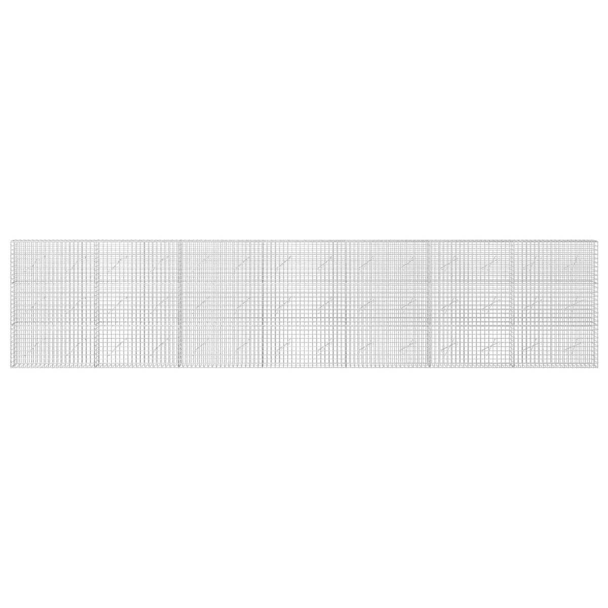 Gabionas su 3,5 mm laidu ir 5x5 cm tinkleliu 700x10x150 cm