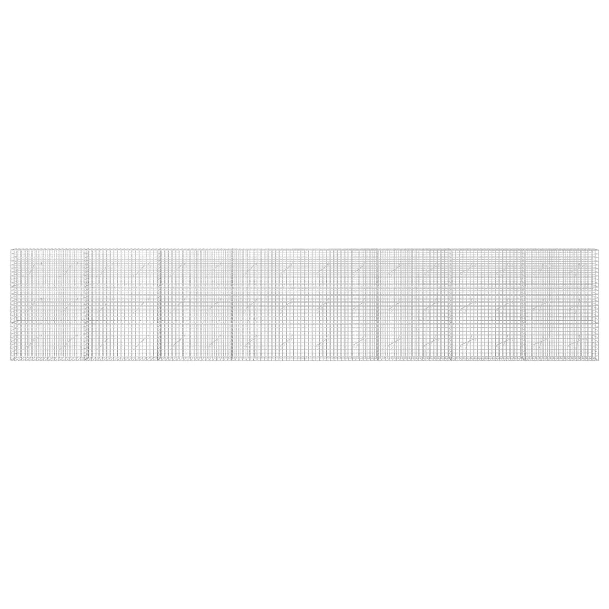 Gabionas su 3,5 mm laidu ir 5x5 cm tinkleliu 800x10x150 cm