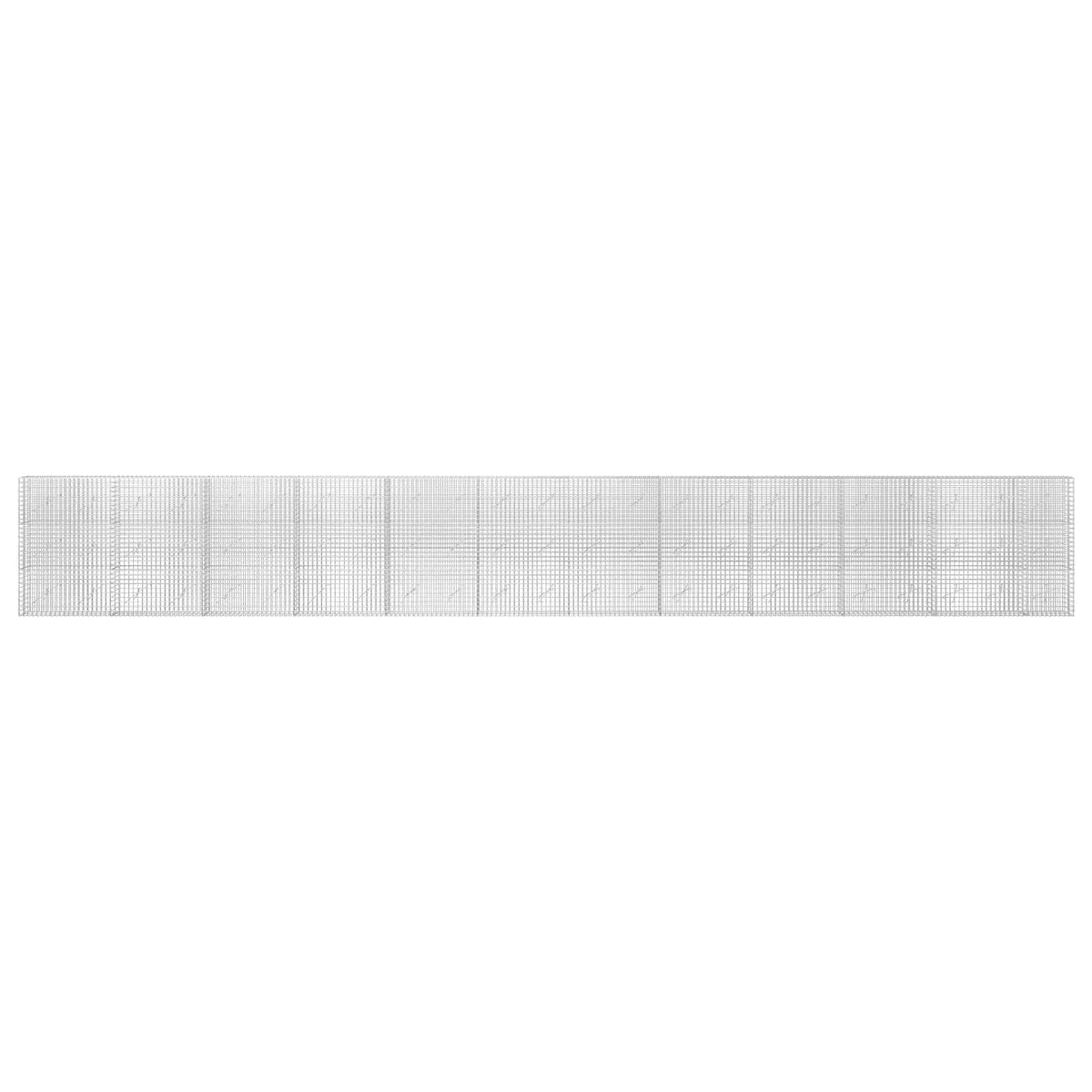 Gabionas su 3,5 mm laidu ir 5x5 cm tinkleliu 1150x10x150 cm