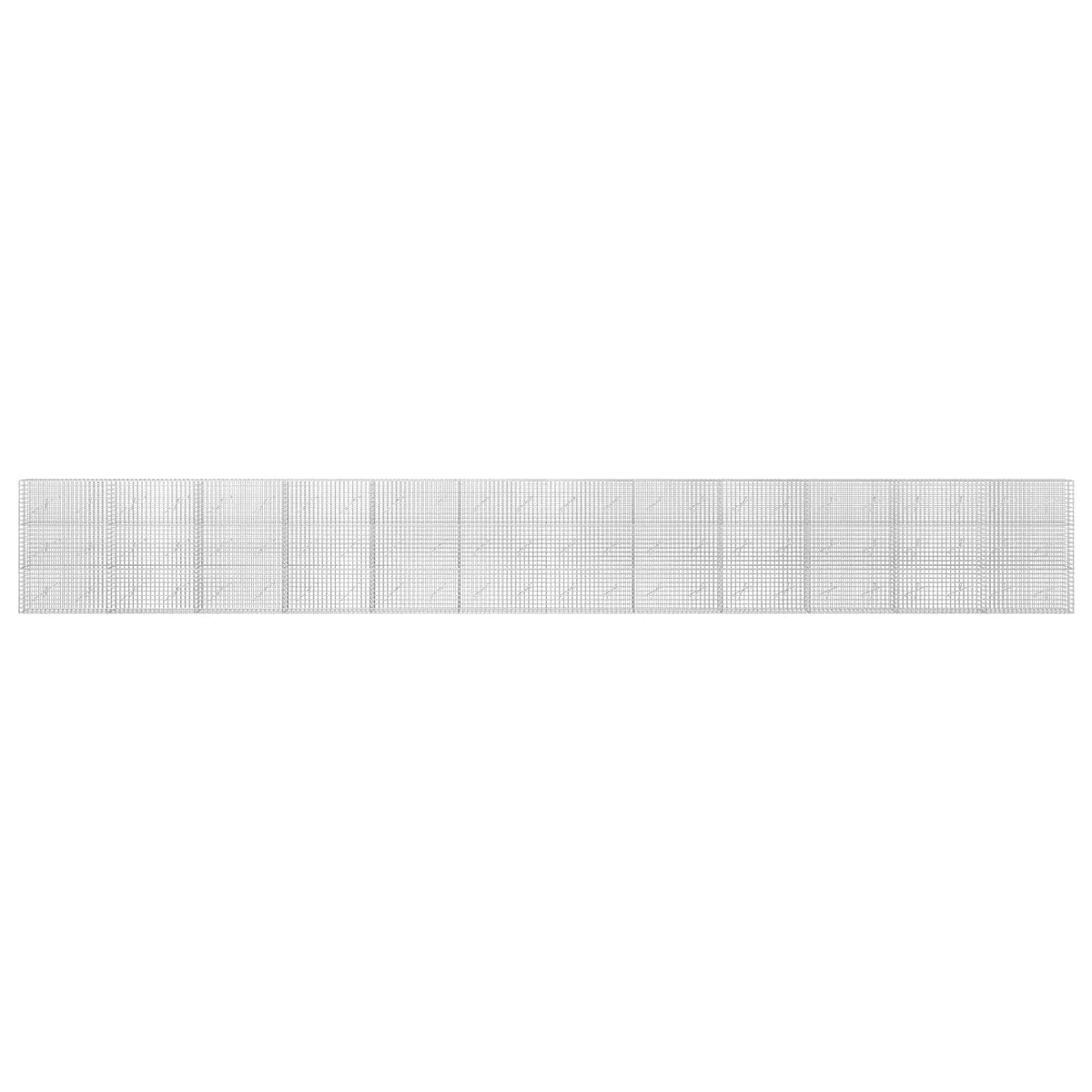 Gabionas su 3,5 mm laidu ir 5x5 cm tinkleliu 1200x10x150 cm