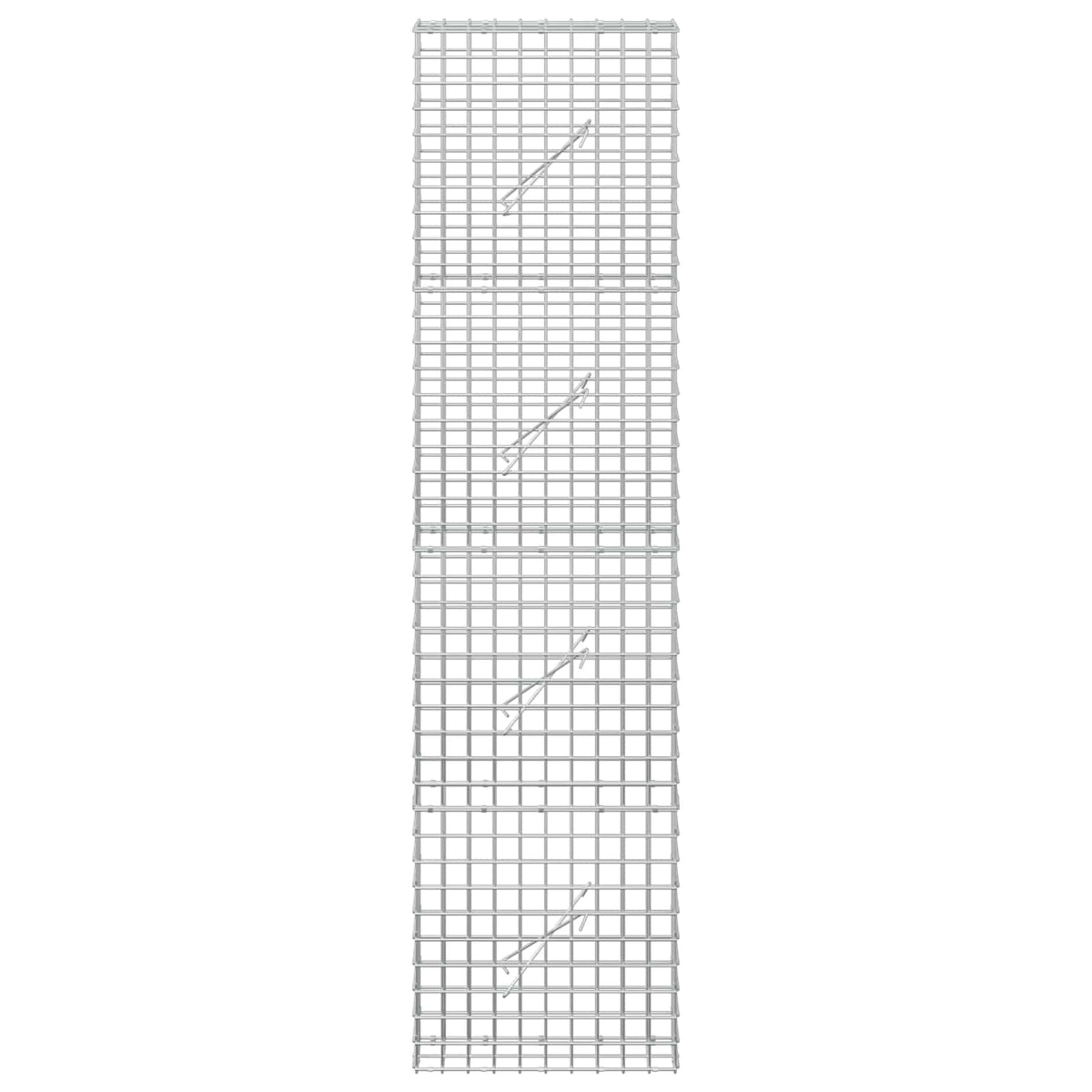 Gabionas su 3,5 mm laidu ir 5x5 cm tinkleliu 50x10x200 cm