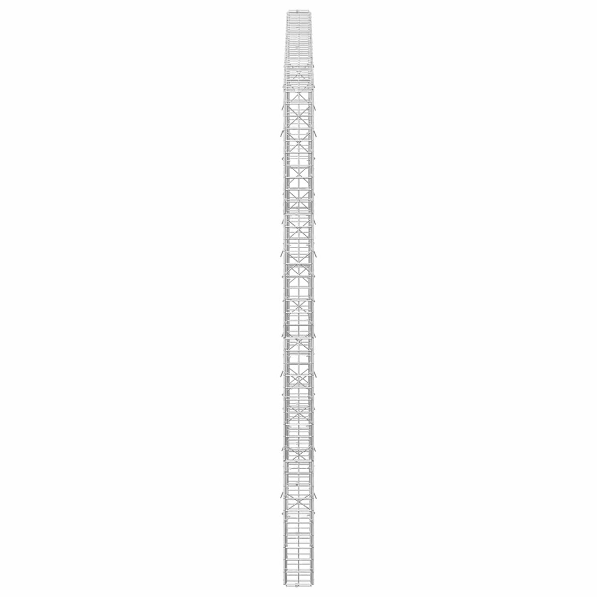 Gabionas su 3,5 mm laidu ir 5x5 cm tinkleliu 200x10x200 cm