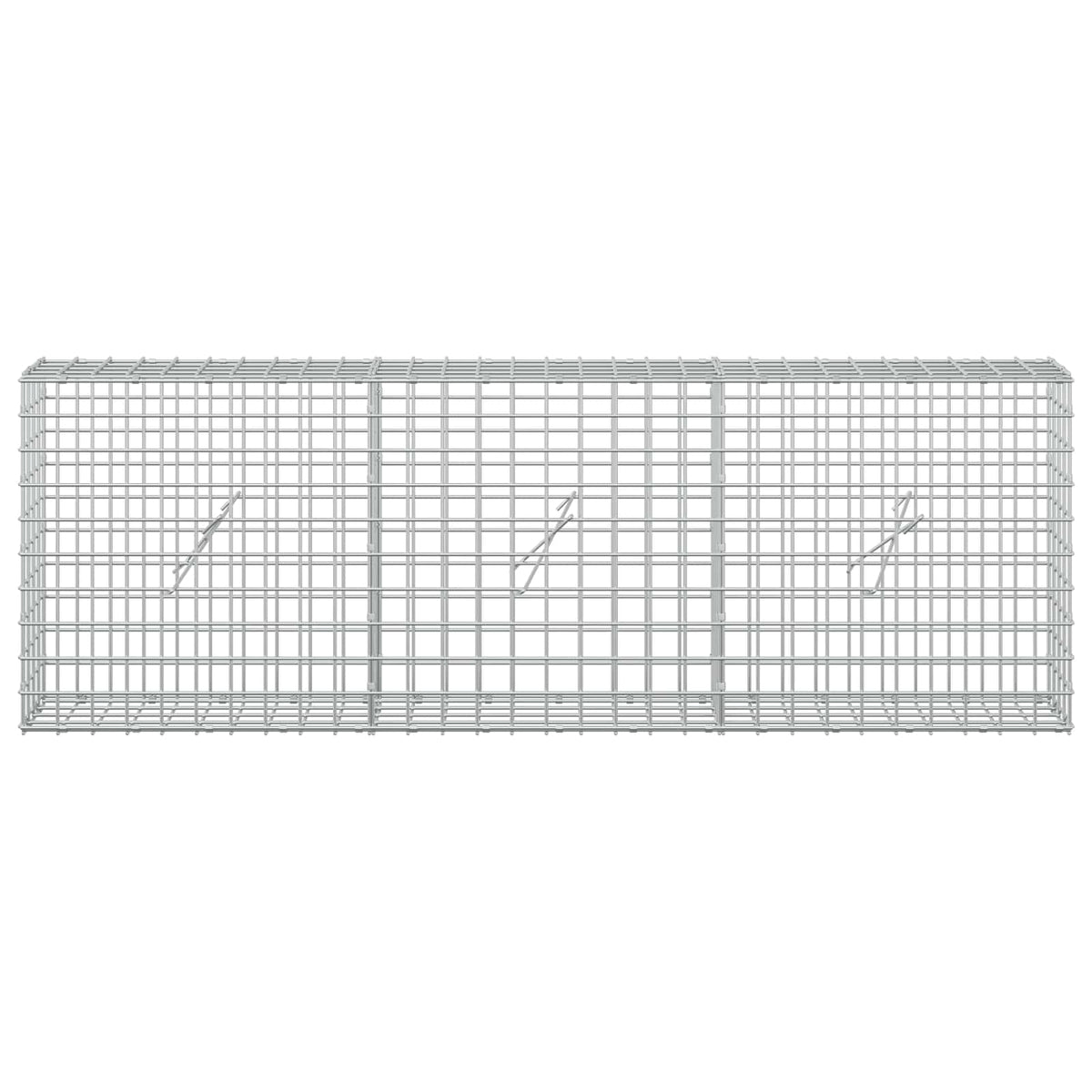 Gabionas su 3,5 mm laidu ir 5x5 cm tinkleliu 150x20x50 cm