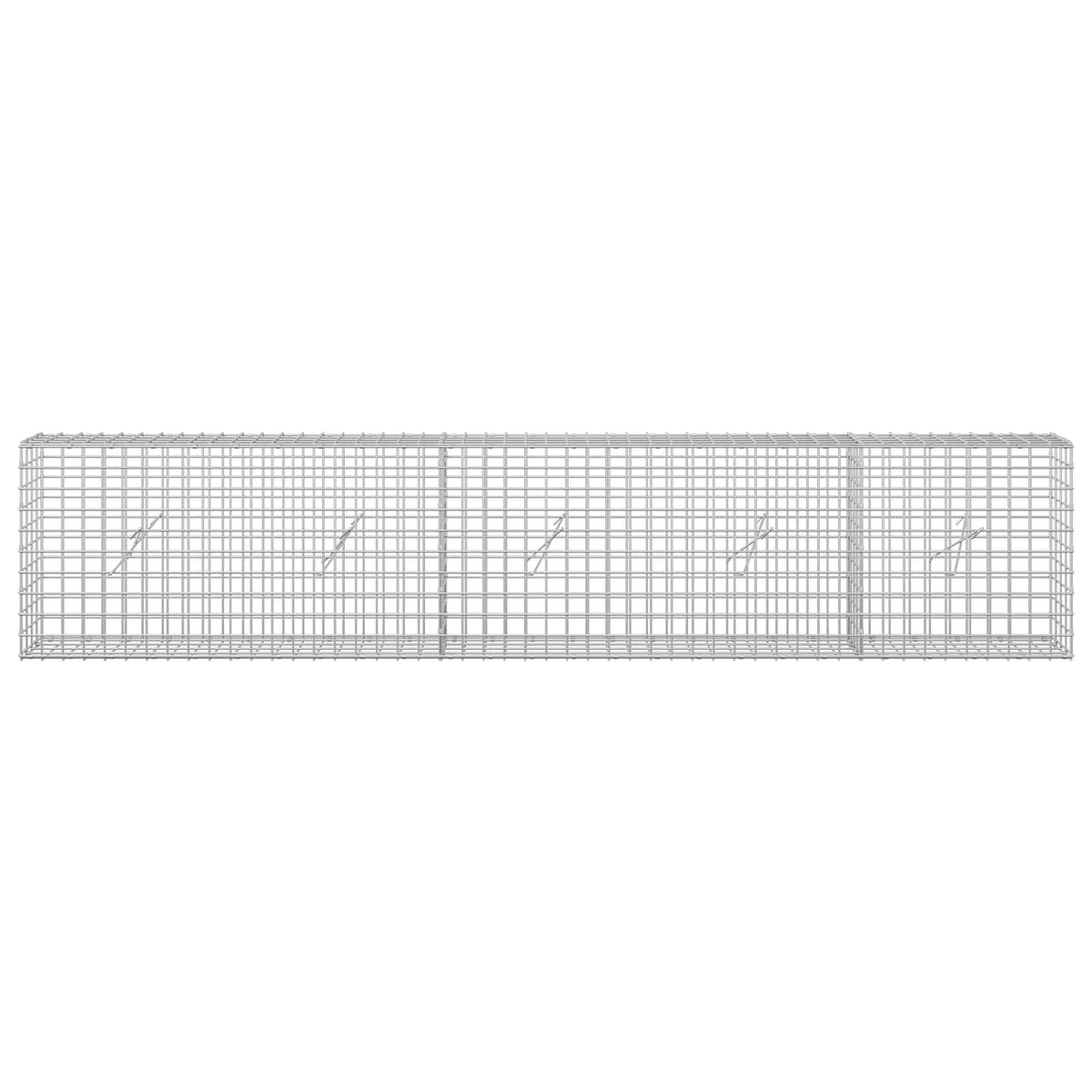 Gabionas su 3,5 mm laidu ir 5x5 cm tinkleliu 250x20x50 cm