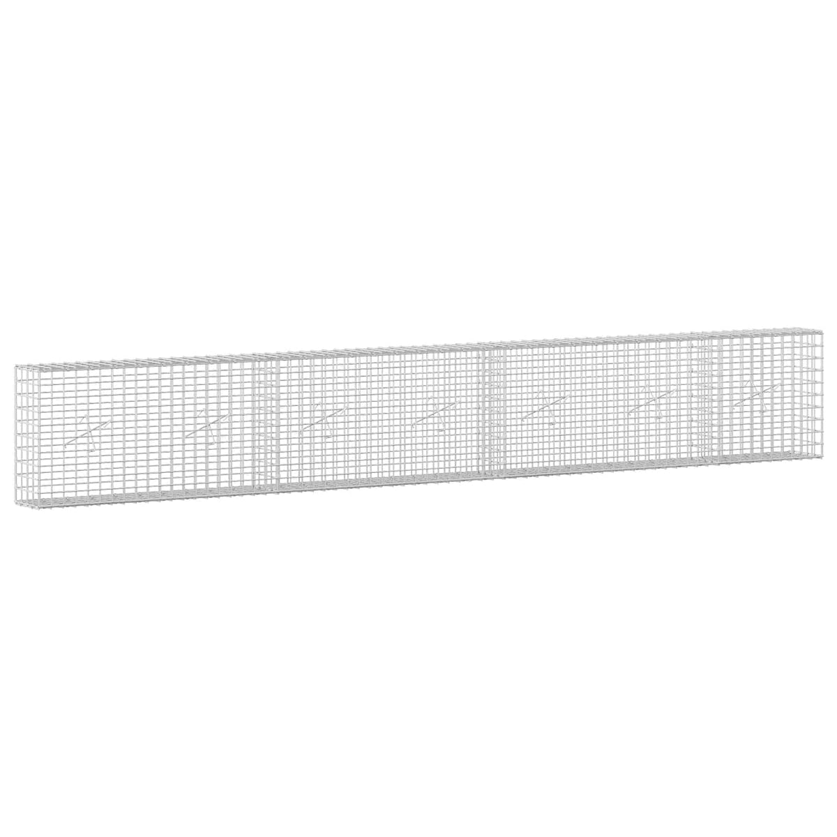 Gabionas su 3,5 mm laidu ir 5x5 cm tinkleliu 350x20x50 cm