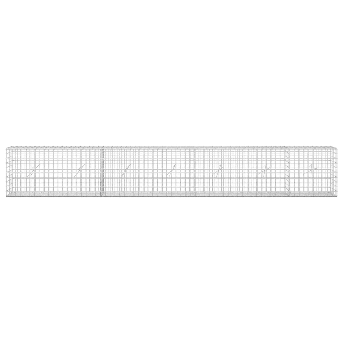 Gabionas su 3,5 mm laidu ir 5x5 cm tinkleliu 350x20x50 cm