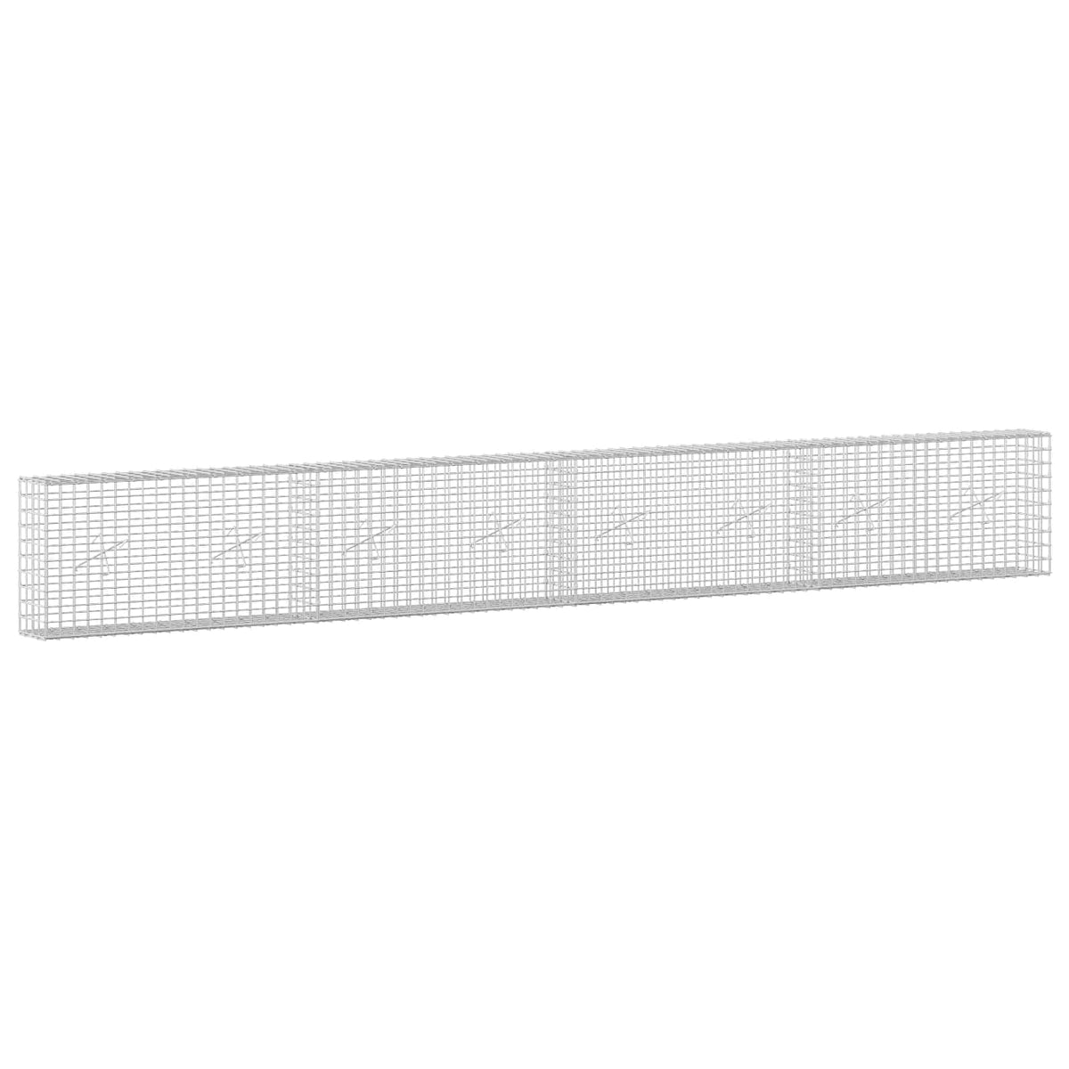 Gabionas su 3,5 mm laidu ir 5x5 cm tinkleliu 400x20x50 cm