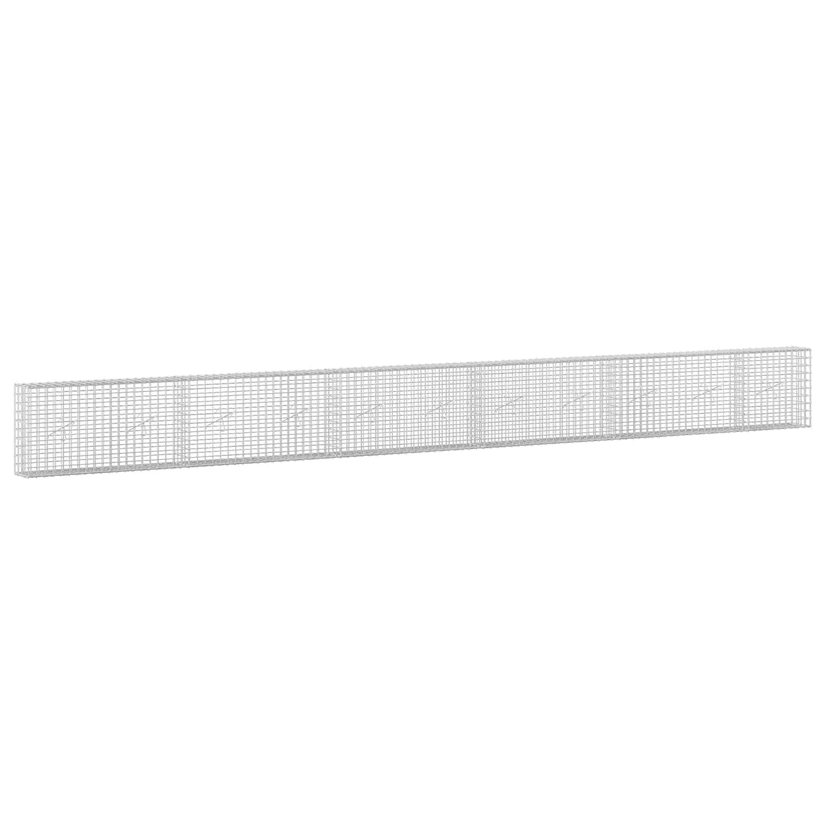 Gabionas su 3,5 mm laidu ir 5x5 cm tinkleliu 550x20x50 cm