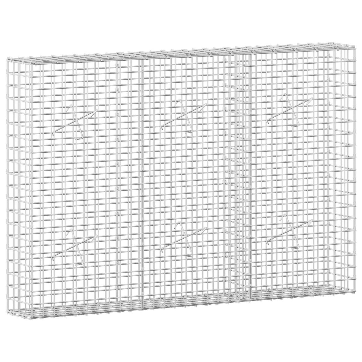 Gabionas su 3,5 mm laidu ir 5x5 cm tinkleliu 150x20x100 cm