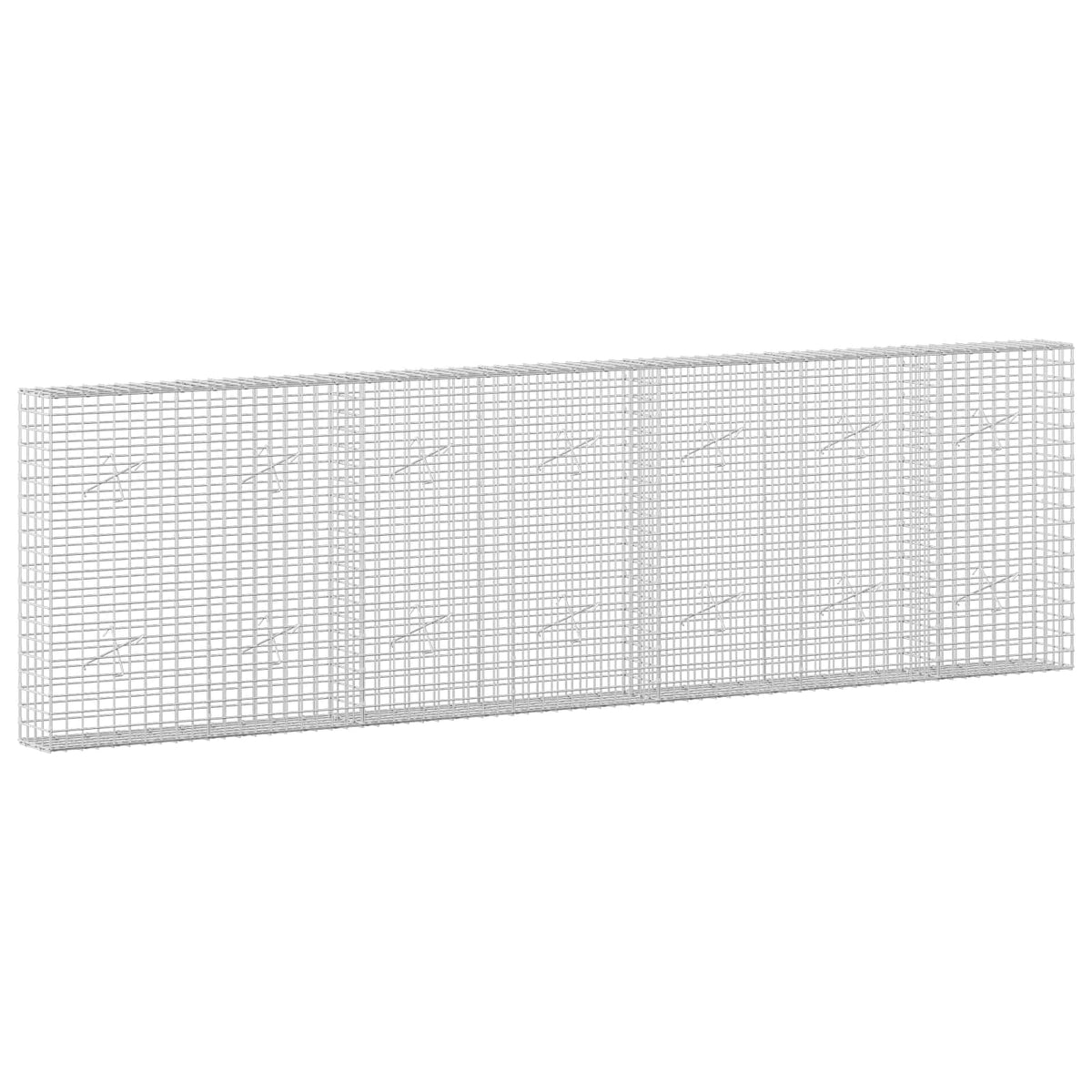 Gabionas su 3,5 mm laidu ir 5x5 cm tinkleliu 350x20x100 cm