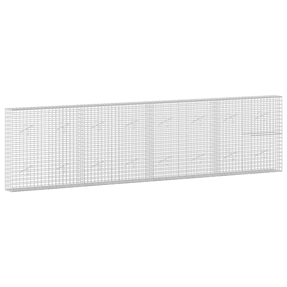 Gabionas su 3,5 mm laidu ir 5x5 cm tinkleliu 400x20x100 cm