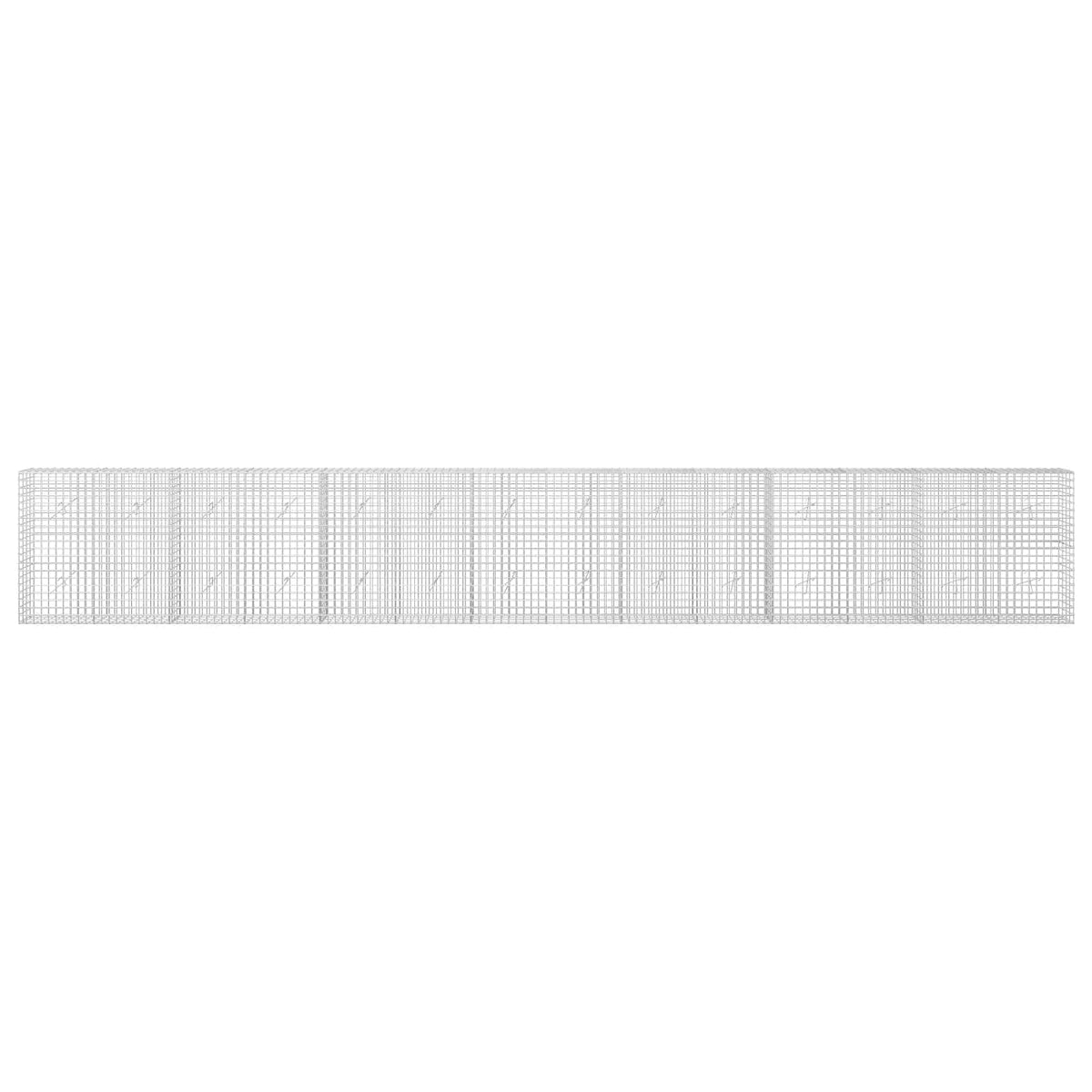 Gabionas su 3,5 mm laidu ir 5x5 cm tinkleliu 700x20x100 cm