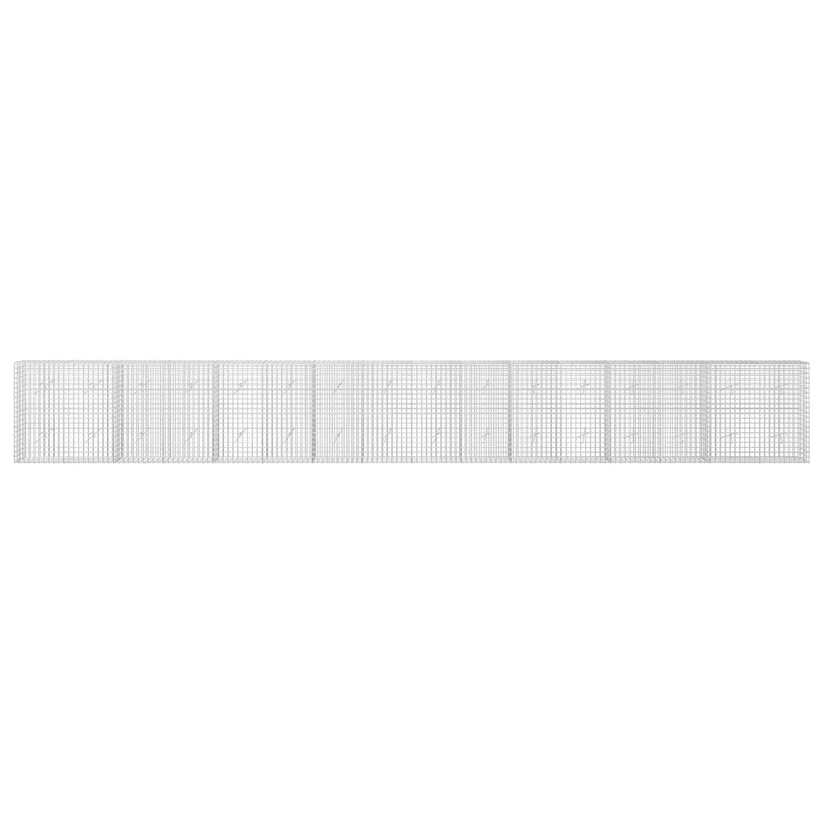 Gabionas su 3,5 mm laidu ir 5x5 cm tinkleliu 800x20x100 cm
