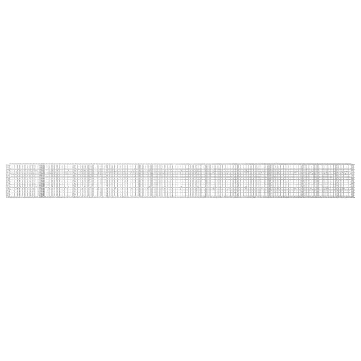 Gabionas su 3,5 mm laidu ir 5x5 cm tinkleliu 1050x20x100 cm