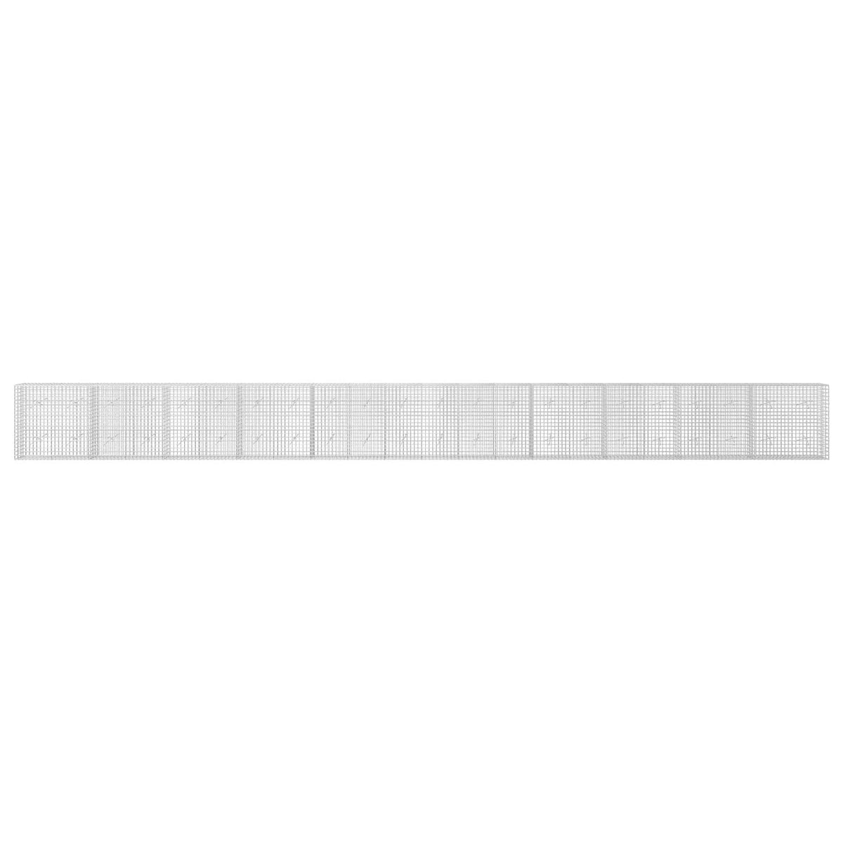 Gabionas su 3,5 mm laidu ir 5x5 cm tinkleliu 1100x20x100 cm