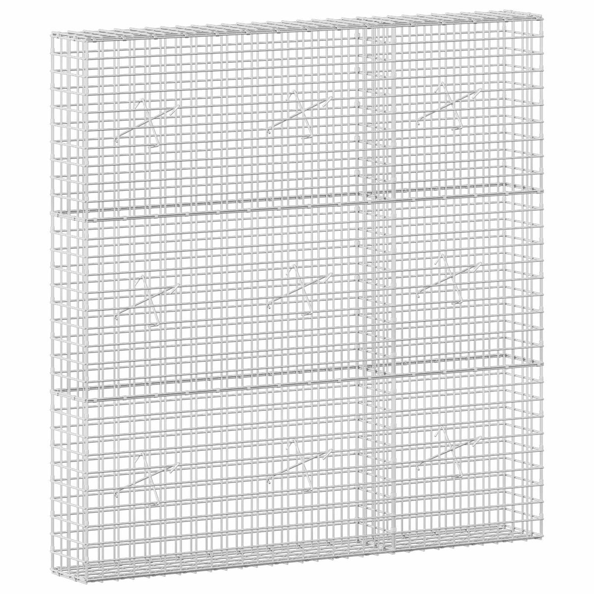 Gabionas su 3,5 mm laidu ir 5x5 cm tinkleliu 150x20x150 cm