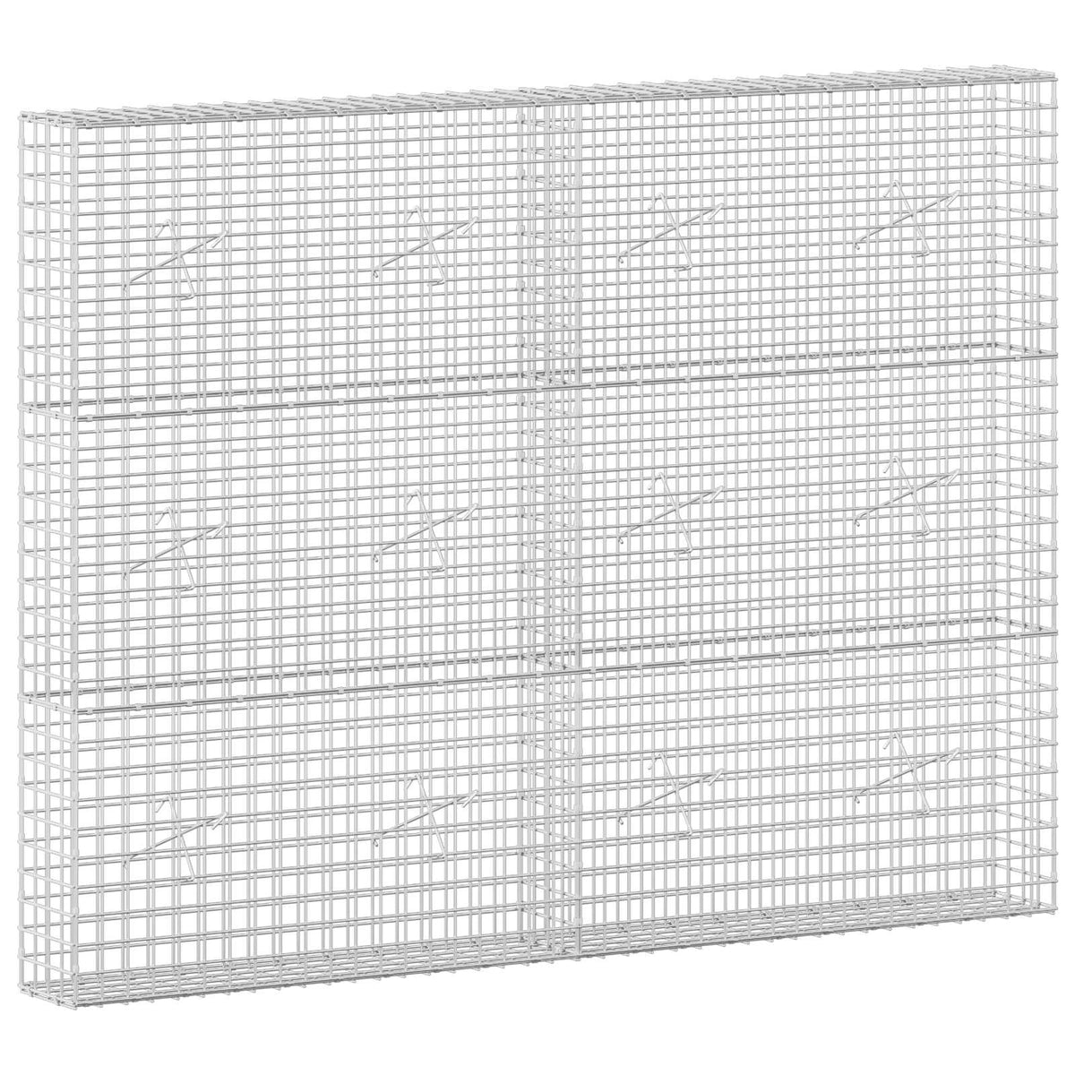 Gabionas su 3,5 mm laidu ir 5x5 cm tinkleliu 200x20x150 cm