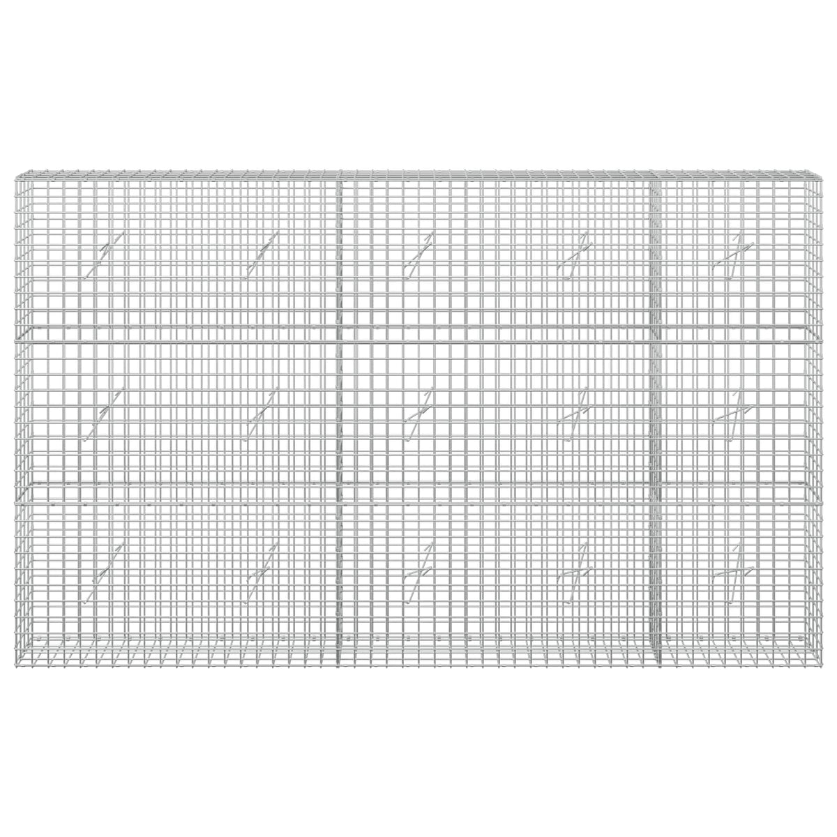 Gabionas su 3,5 mm laidu ir 5x5 cm tinkleliu 250x20x150 cm