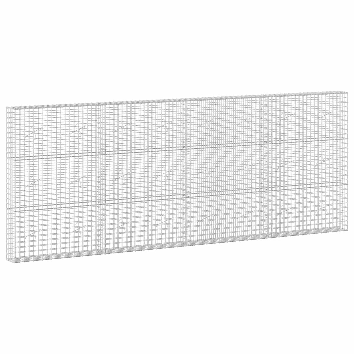Gabionas su 3,5 mm laidu ir 5x5 cm tinkleliu 400x20x150 cm