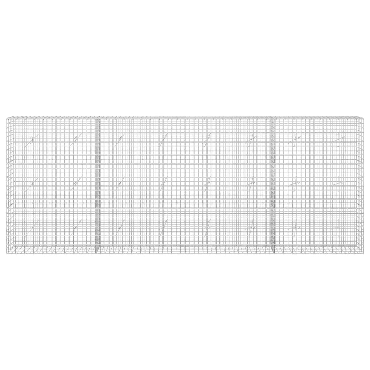 Gabionas su 3,5 mm laidu ir 5x5 cm tinkleliu 400x20x150 cm